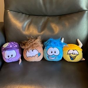2011 Disney Club Penguin Puffle Plush Toys
